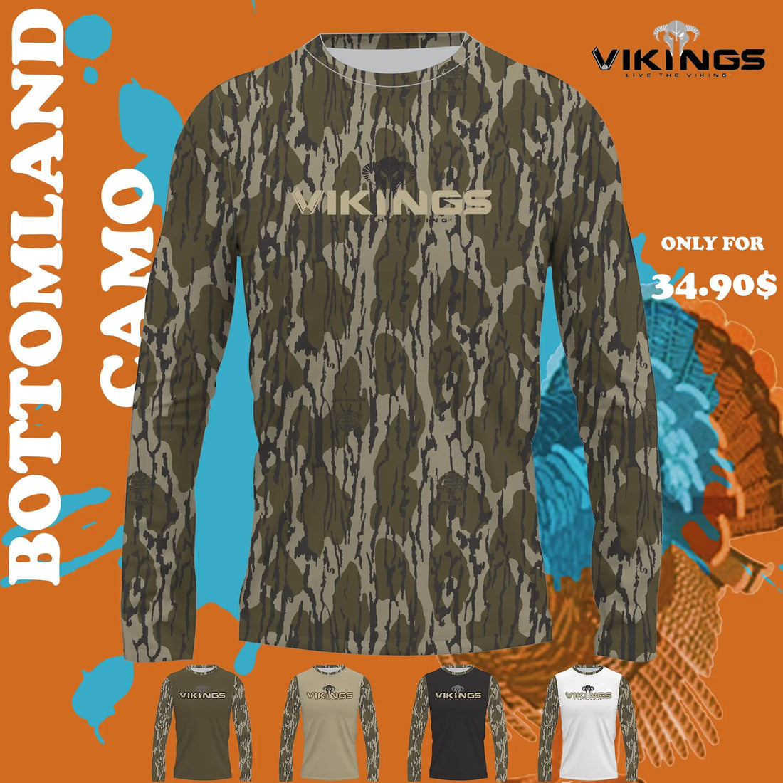 The-Rise-of-Bottomland-Camo-Shirts-Everything-You-Need-to-Know Vikings Gear