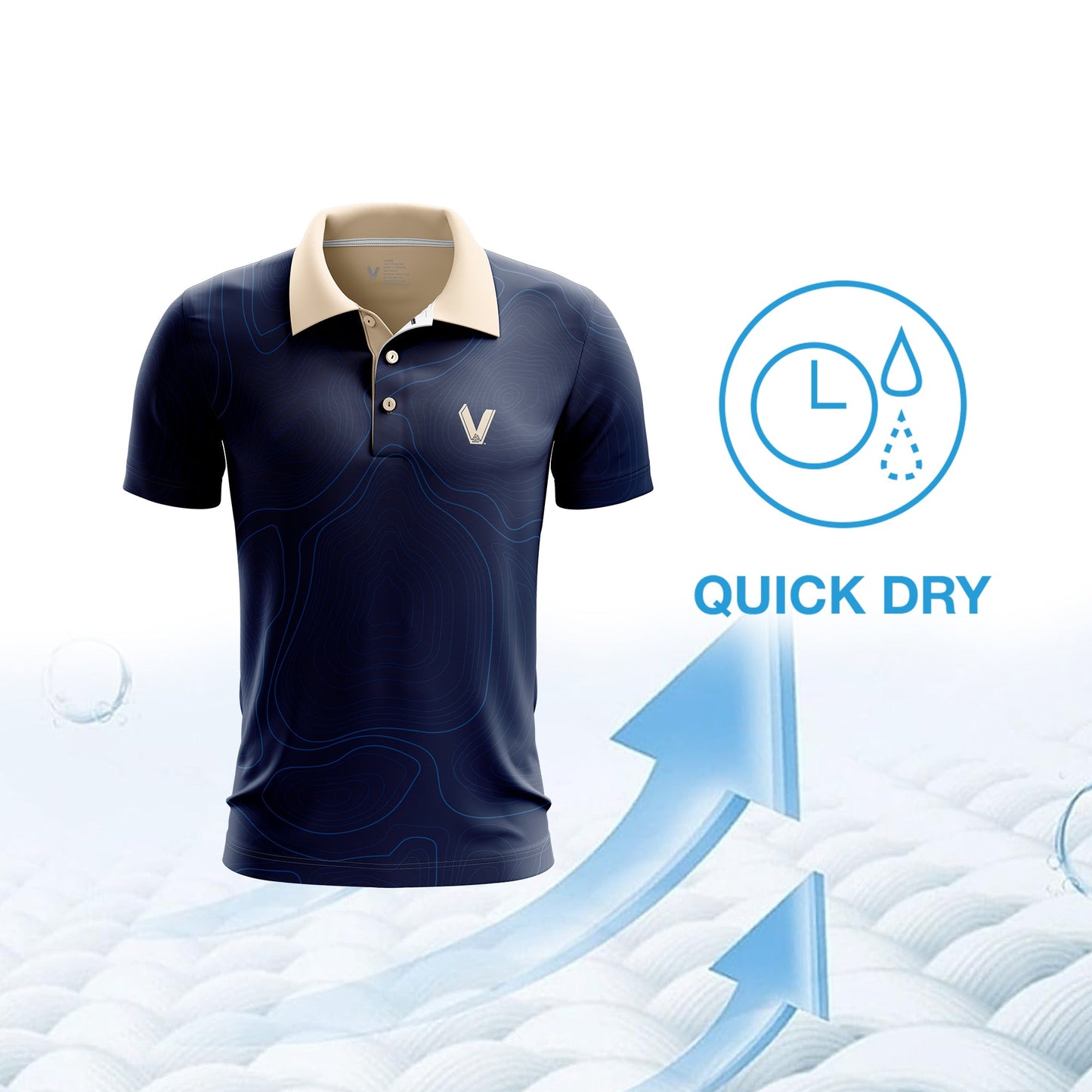 Antimicrobial Polo for a Fresh Fishing Experience Vikings Gear