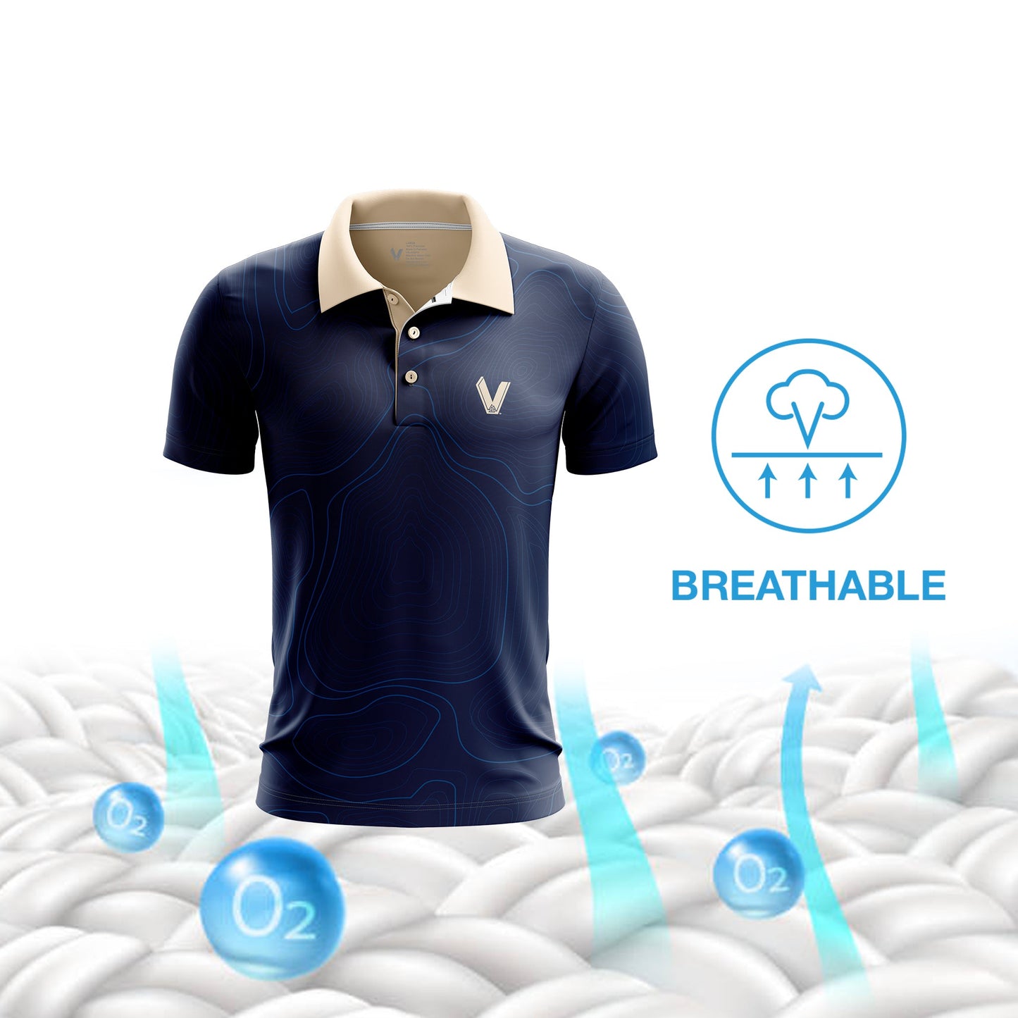 Antimicrobial Polo for a Fresh Fishing Experience Vikings Gear