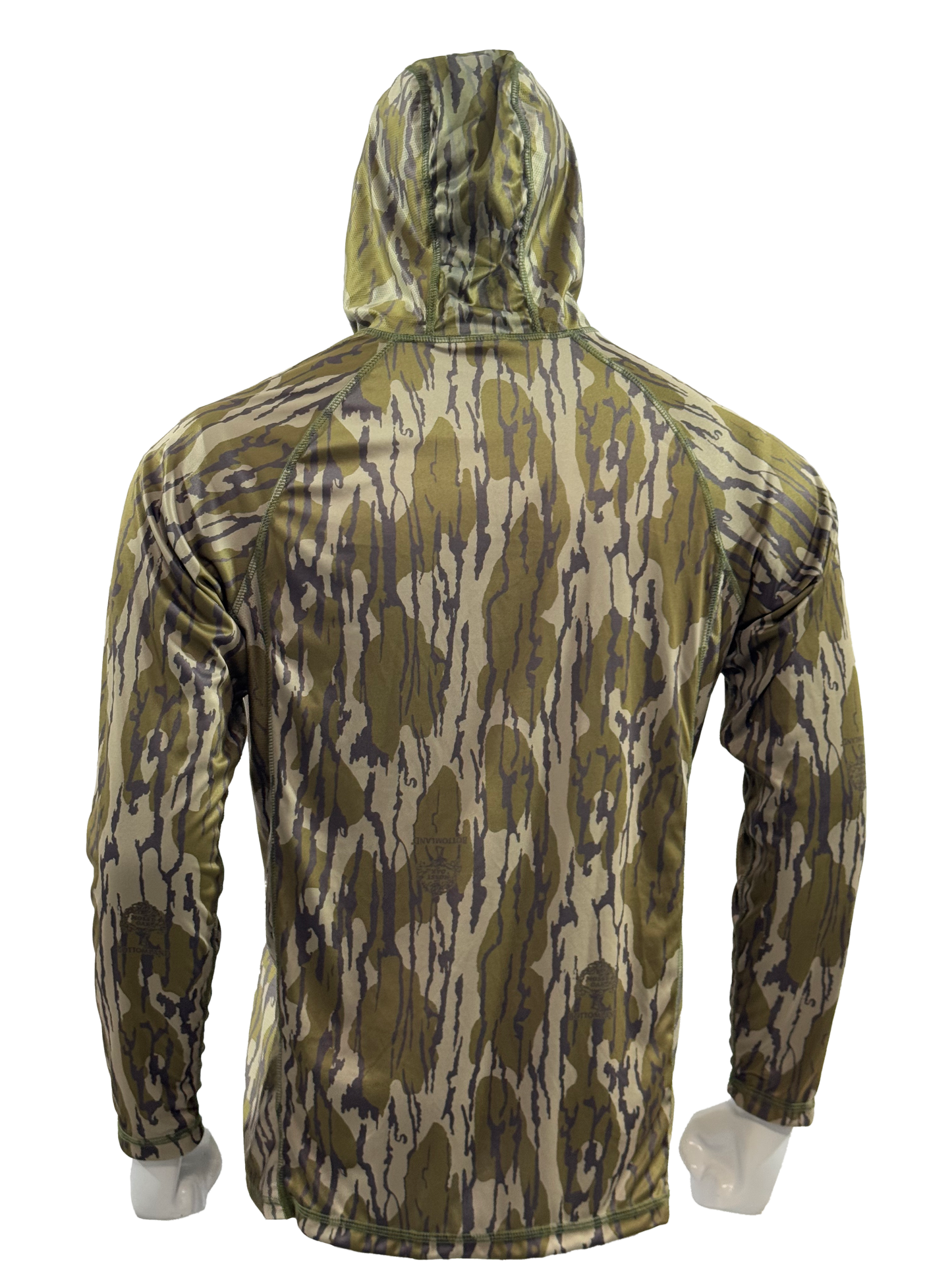 Bottomland Camo Hooded Fishing Shirt - Vikings Gear