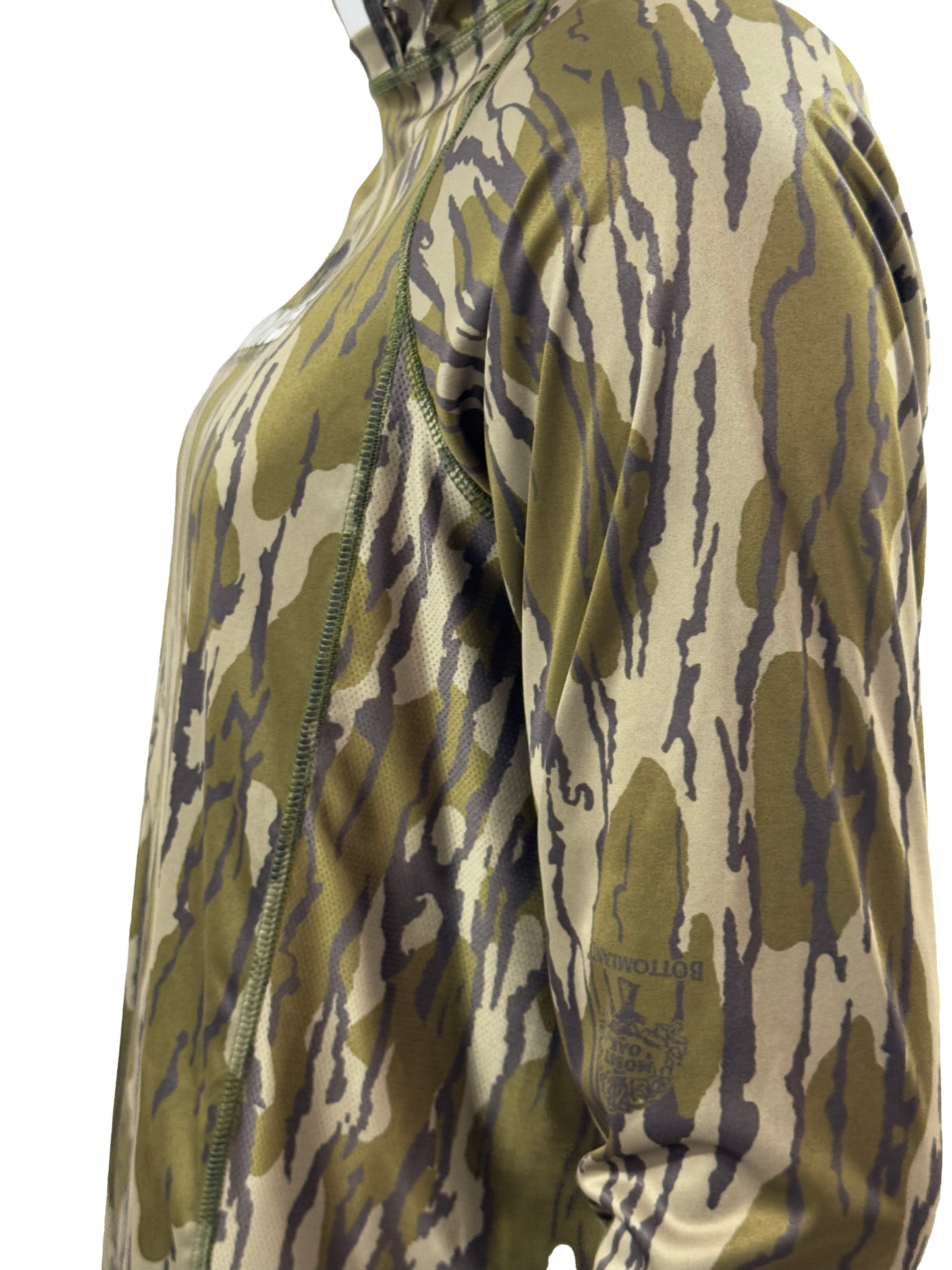 Bottomland Camo Hooded Fishing Shirt - Vikings Gear