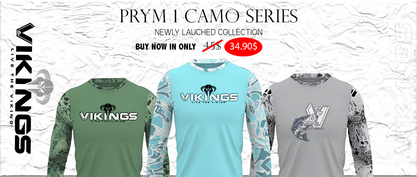 prym 1 camo shirts - vikings gear