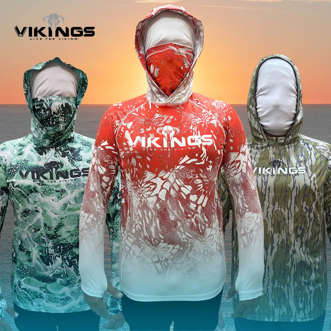 Hooded-Fishing-Shirt Vikings Gear