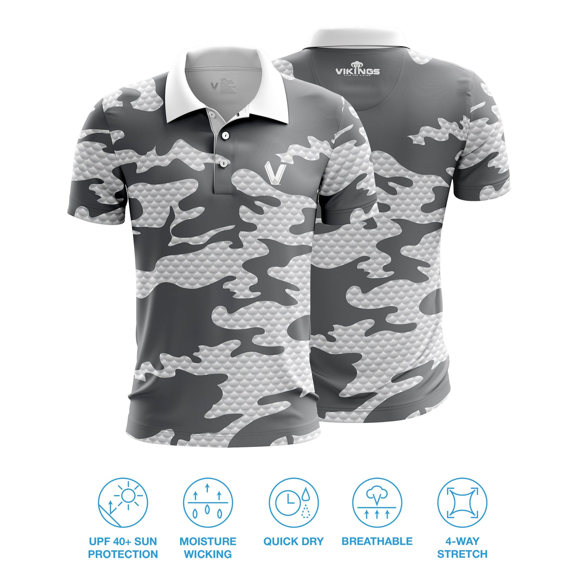 Fishing Polo That Combines Style and Pride VIKINGS GEAR
