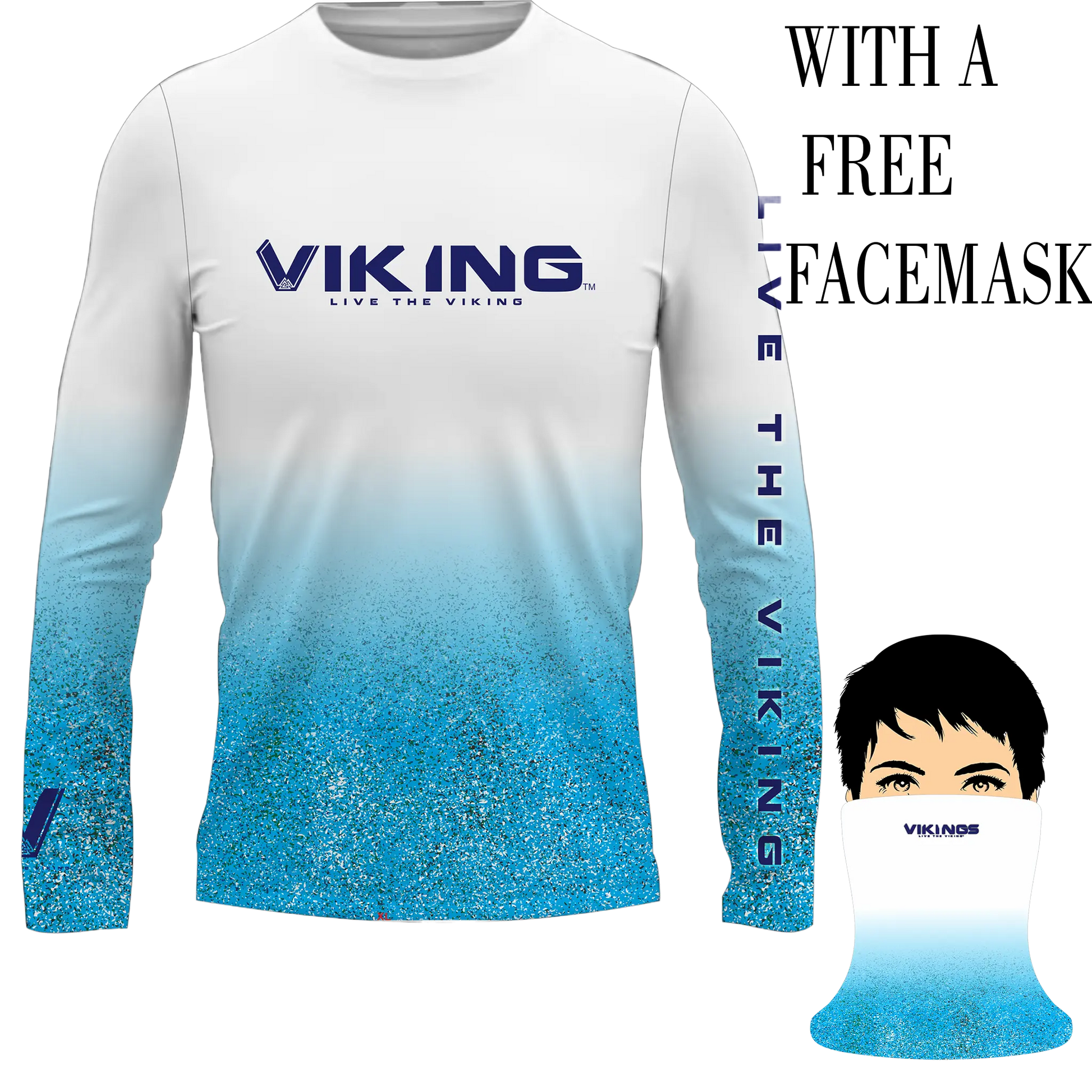 Vikings Long sleeve Performance Fishing shirt - Vikings Gear