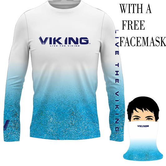 Vikings Long sleeve Performance Fishing shirt - Vikings Gear