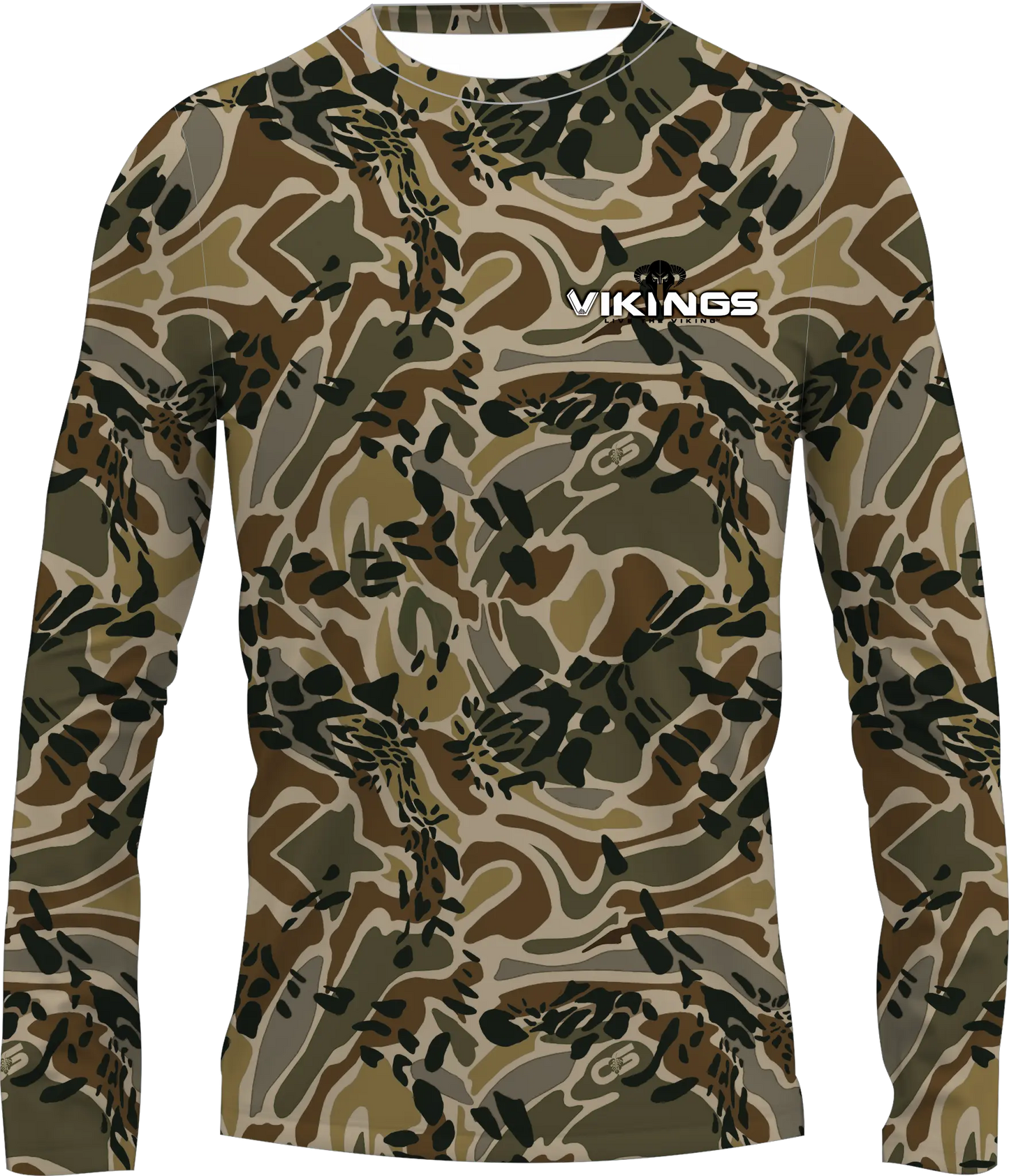 Prym 1 Camo SlateHue Stealth Performance Shirt - Vikings Gear