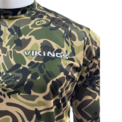 Prym1 Camo SlateHue Stealth Performance Fishing Shirt