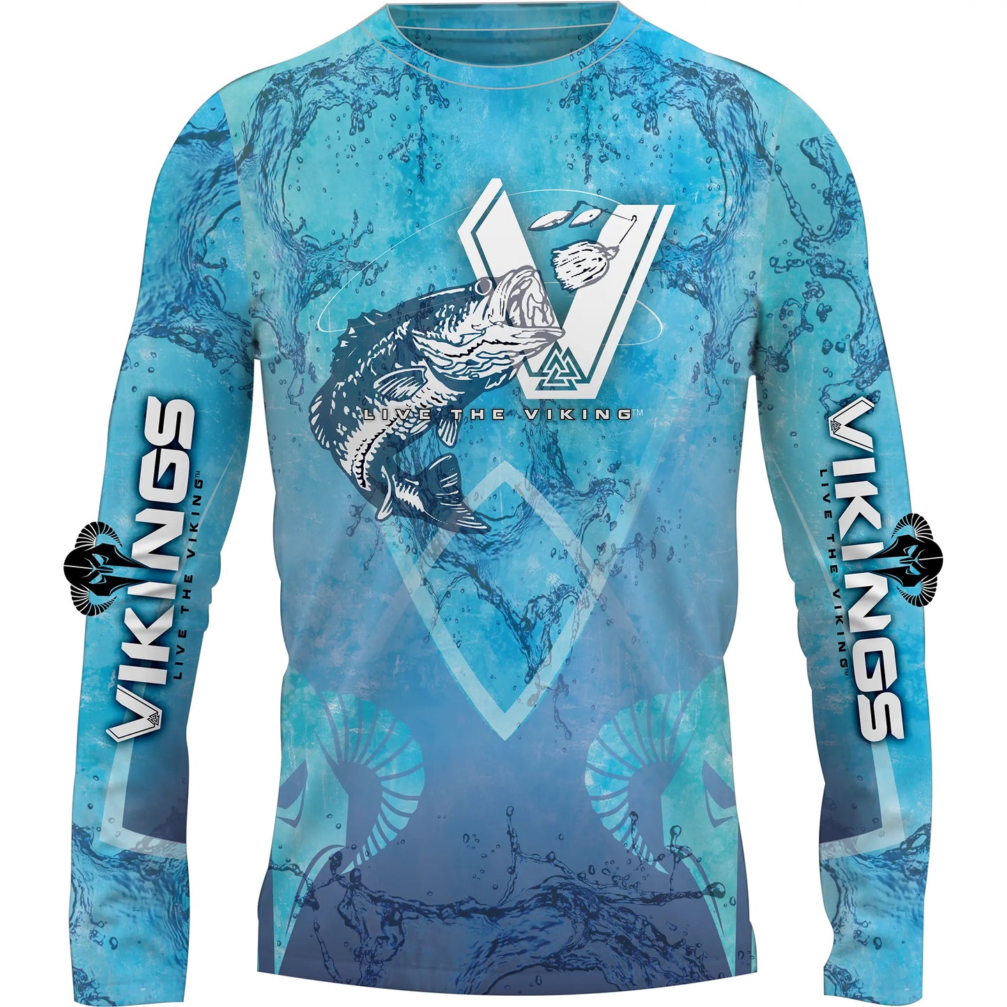 Vikings Long sleeve Performance Fishing shirt - Vikings Gear