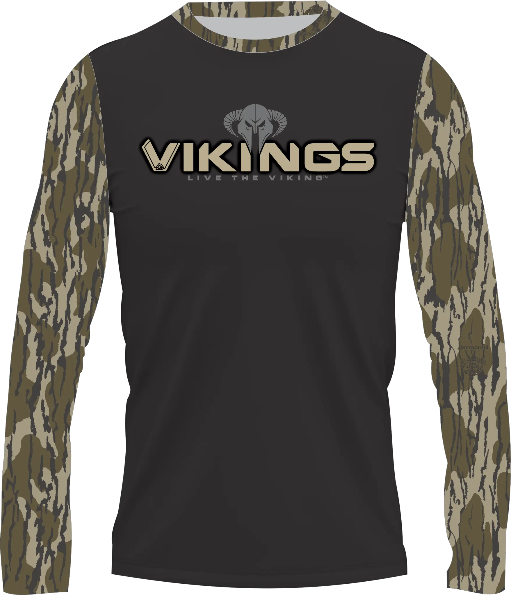 Mossy Oak Bottomland Camo Forest Hunting Shirt - Vikings Gear