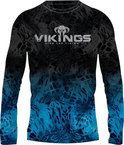 Prym 1 Camo AquaBlend Performance Shirt - Vikings Gear