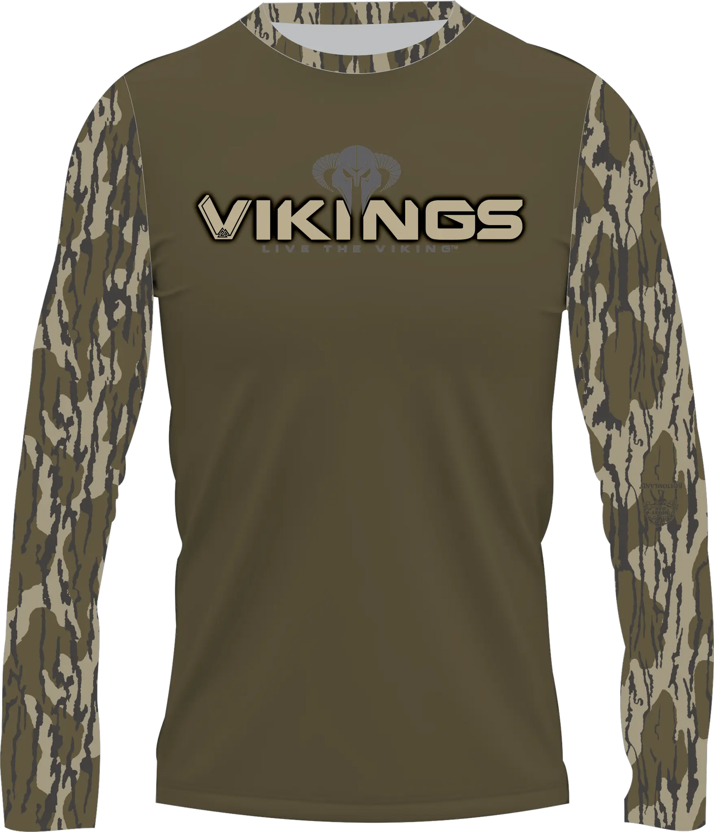 Mossy Oak Bottomland Camo Forest Hunting Shirt - Vikings Gear