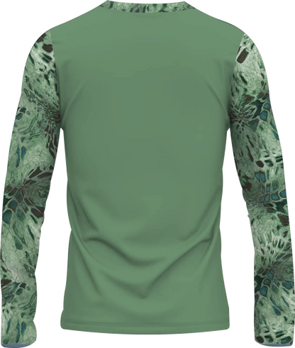 Prym 1 Camo OutdoorBlend Angler Performance Shirt - Vikings Gear