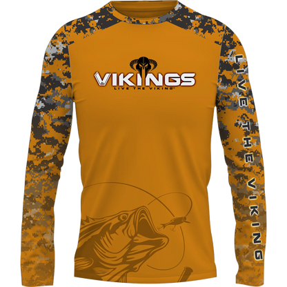 Vikings Long sleeve Performance Fishing shirt - Vikings Gear