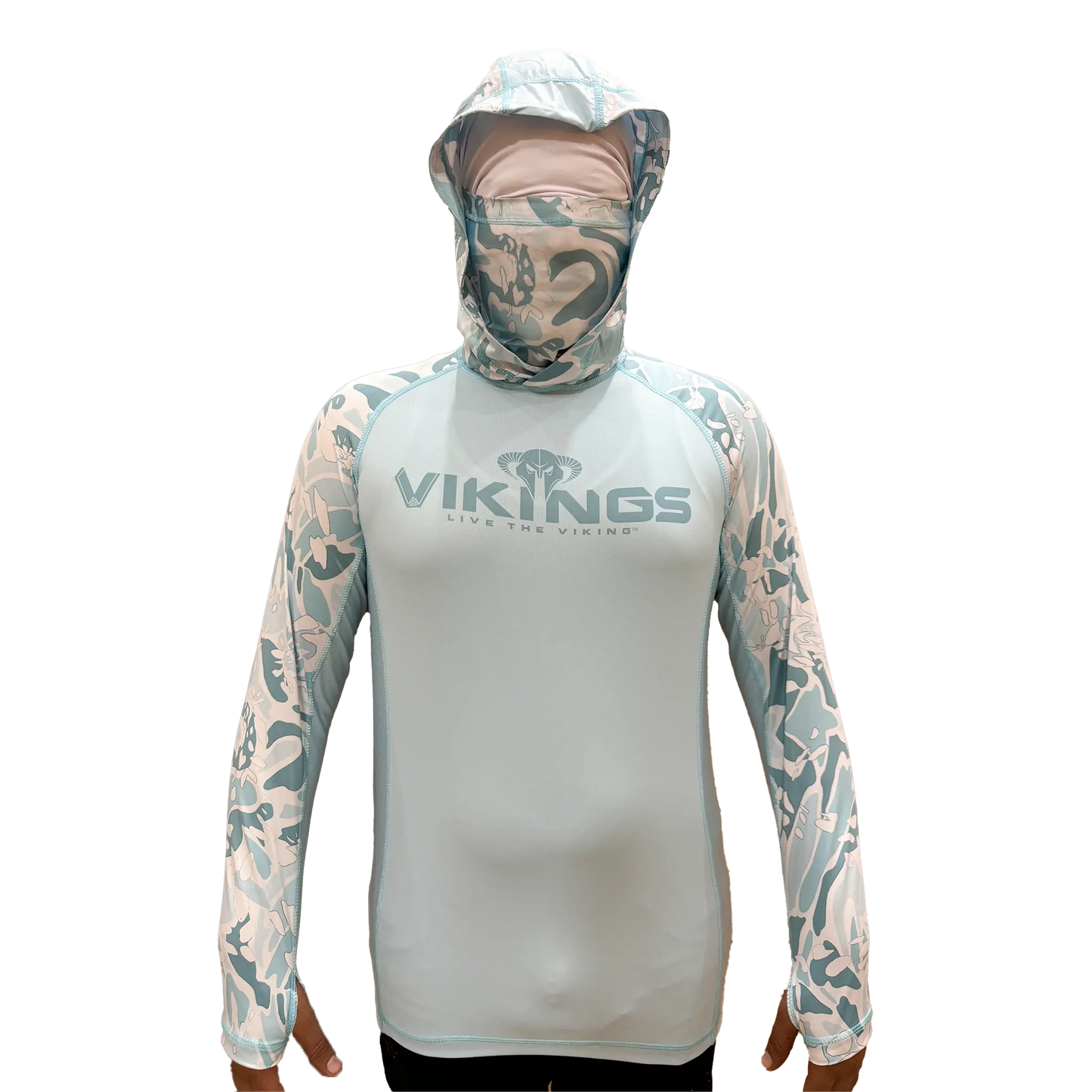 Viking's Men’s Long Sleeve Hooded Fishing Shirt - Sun Protection Master VIKINGS GEAR