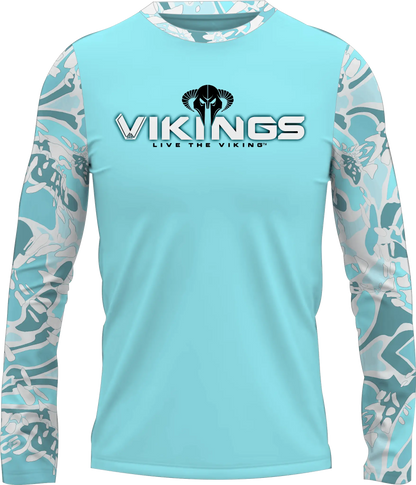 Prym 1 RiverFlex Camo Performance Shirt - Vikings Gear