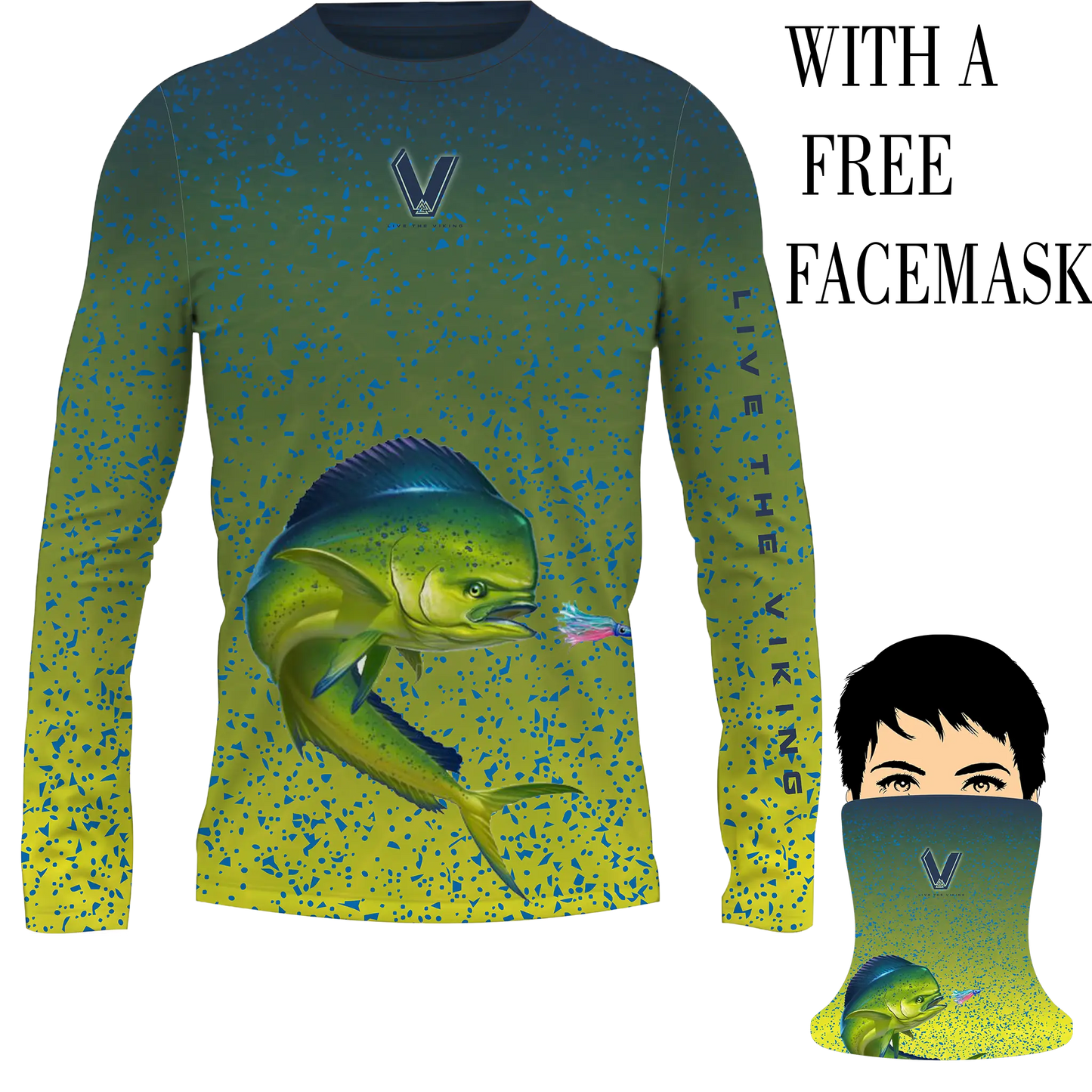 Long Sleeve Mahi Mahi shirt - Vikings Gear