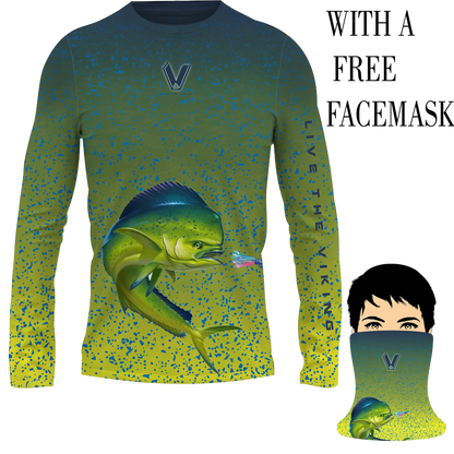 Long Sleeve Mahi Mahi shirt - Vikings Gear