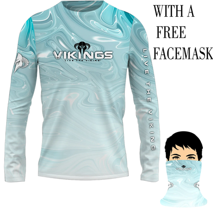 Vikings Long sleeve Performance Fishing shirt - Vikings Gear