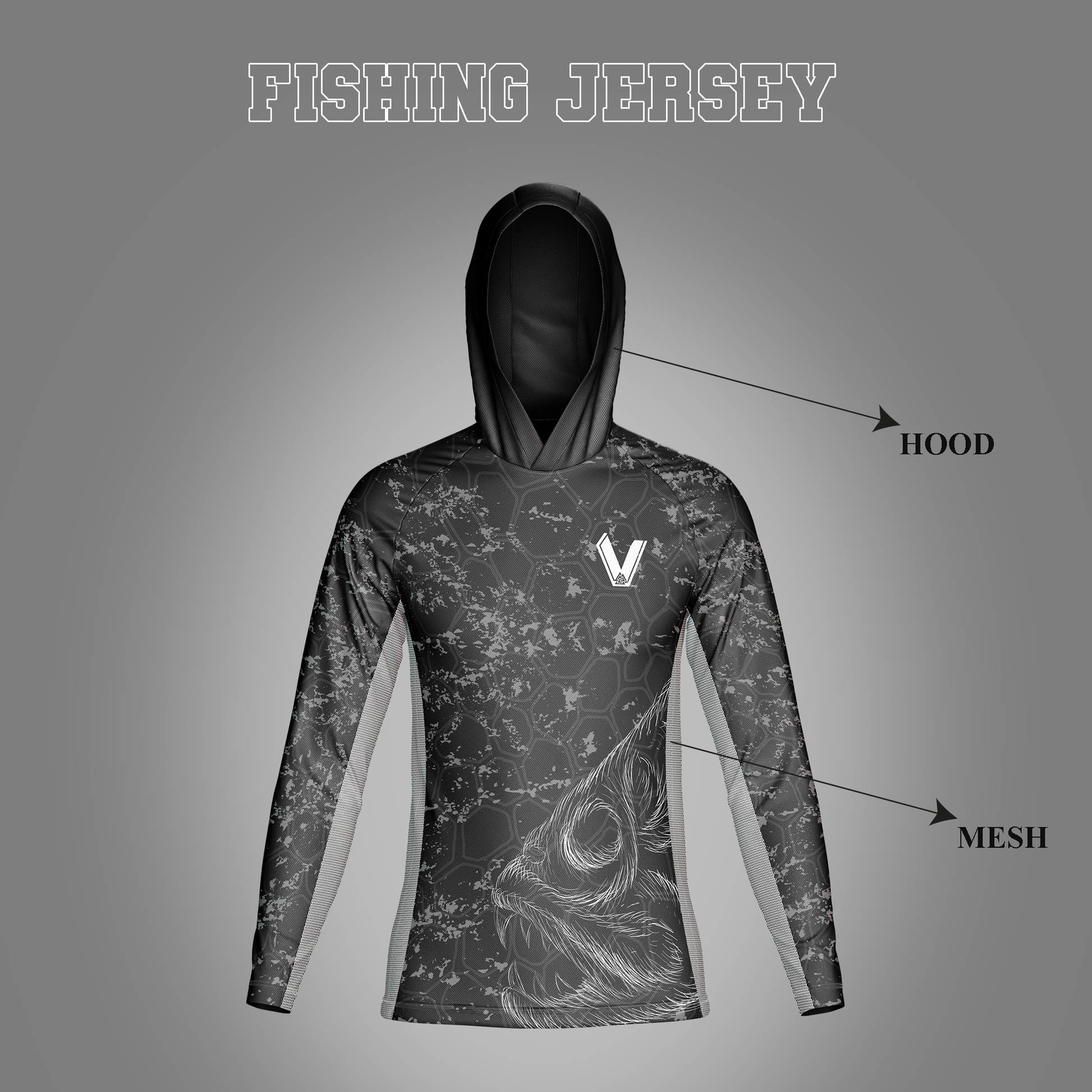 Premium Hooded Fishing Shirts for Ultimate Comfort & Sun Protection VIKINGS GEAR