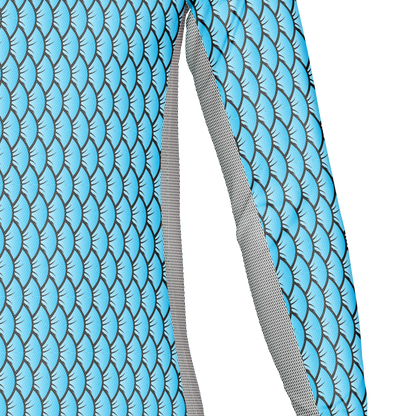 Breathable UPF 50+ fishing shirt fabric close-up
